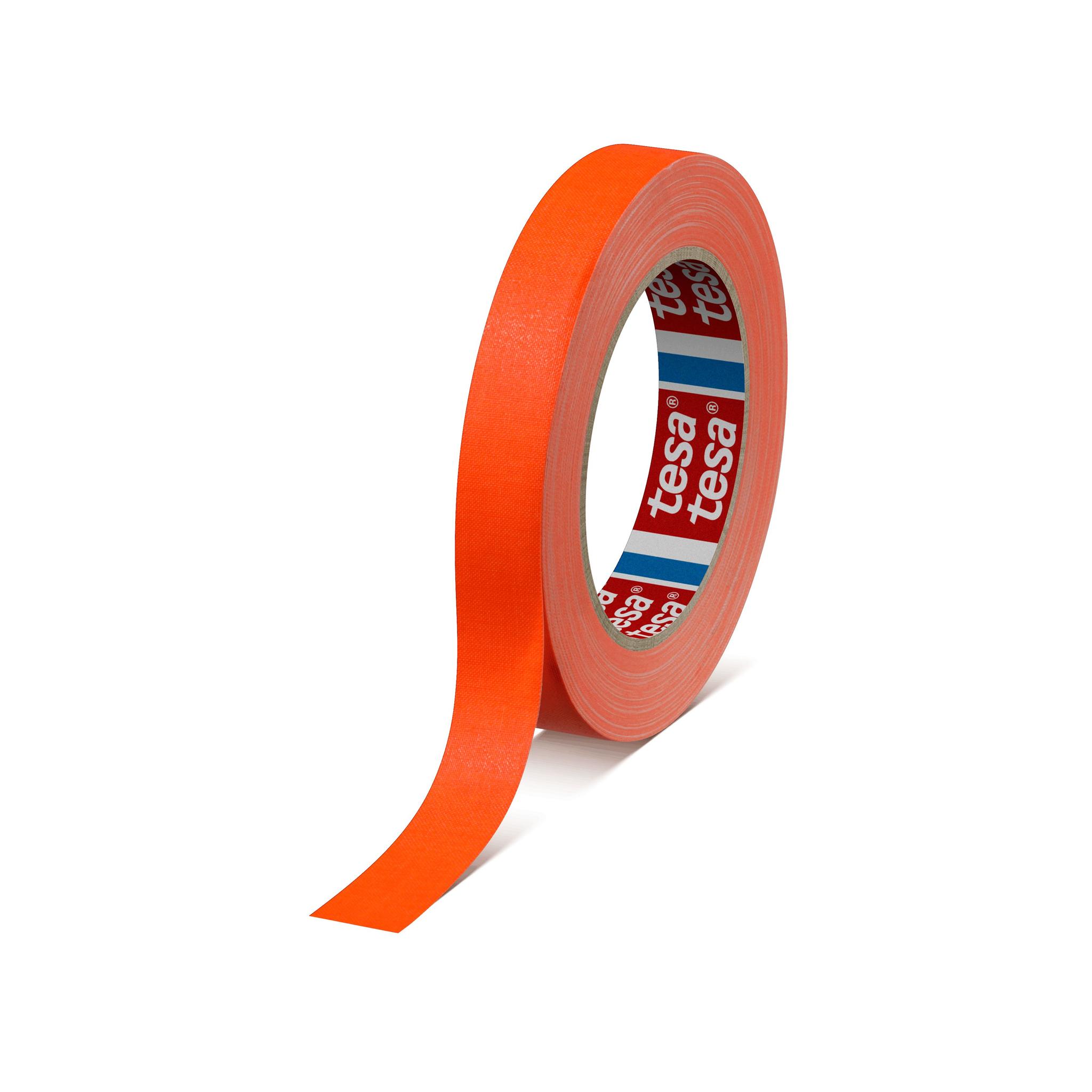 Tesa GAFFA Panzerband, Orange, Acryl beschichtet, 0.28mm x 19mm x 25m