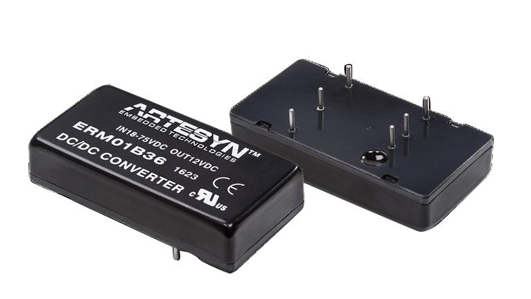 Produktfoto 1 von Artesyn ERM DC/DC-Wandler 20W 24 V dc IN, 12V dc OUT / 1.67A 3kV dc isoliert