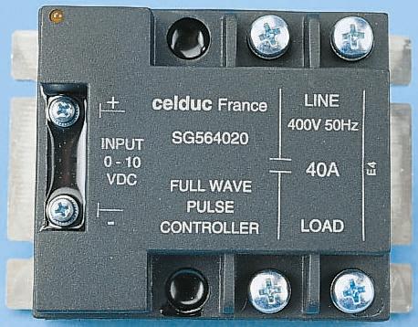 Celduc SG5-SWG5 SG5-SWG5 Tafelmontage Halbleiterrelais Burst-Feuerkontrolle 400 V ac / 40 A