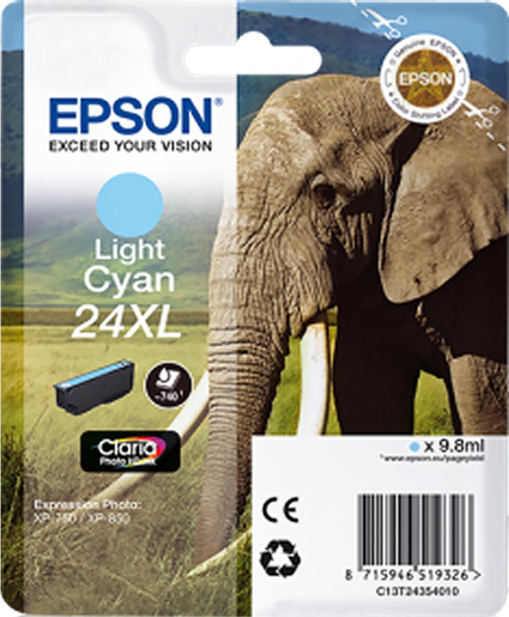 Produktfoto 1 von Epson 24XL Druckerpatrone für Epson Patrone Hell Cyan 1 Stk./Pack