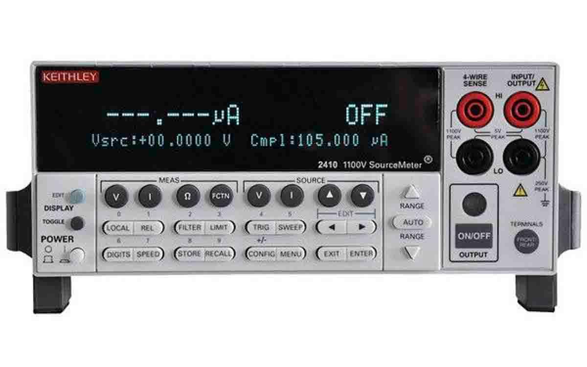 Produktfoto 1 von Keithley 2400 Sourcemeter 20 W, ±200 mV → ±1000 V / ±1 μA → ±1 A, 200 mΩ → 200 MΩ,