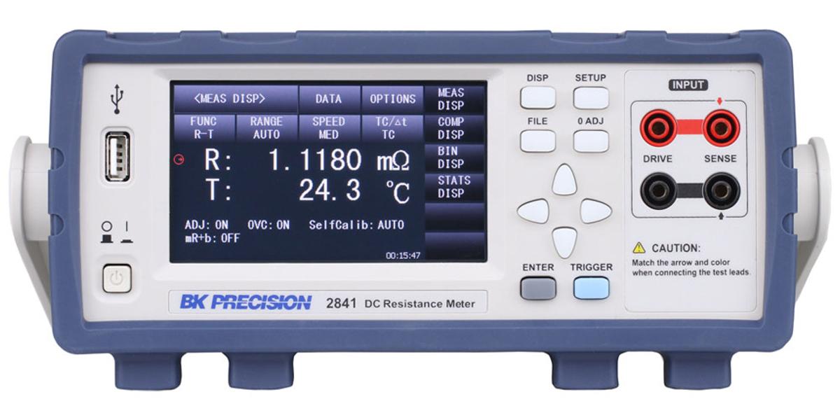 Produktfoto 1 von BK Precision 2841, 4-Leiter Ohmmeter 100 MΩ, Auflösung100nΩ