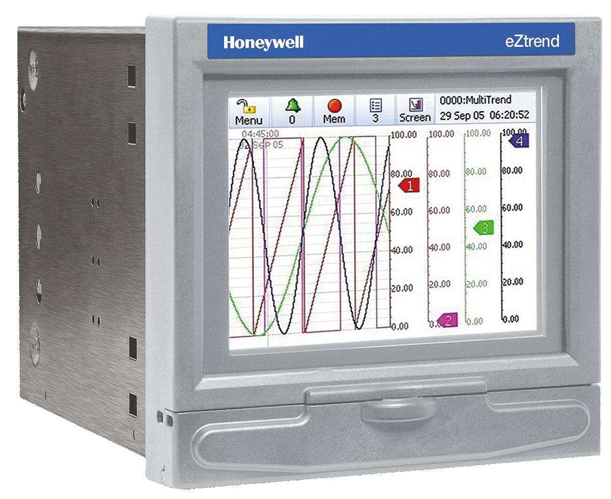 Produktfoto 1 von Honeywell 43-TV-03-18, 3-Kanal Grafik Kurvenschreiber für Strom, Widerstand, Temperatur, Spannung