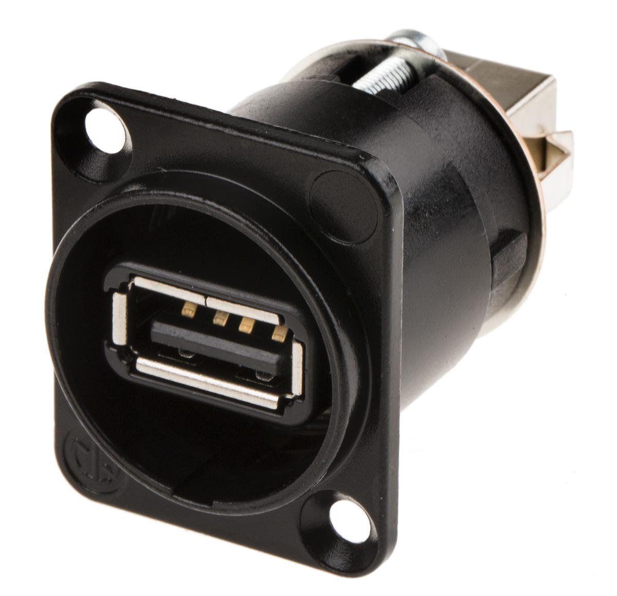 Neutrik Adapter, USB A, USB B, Buchse, Buchse