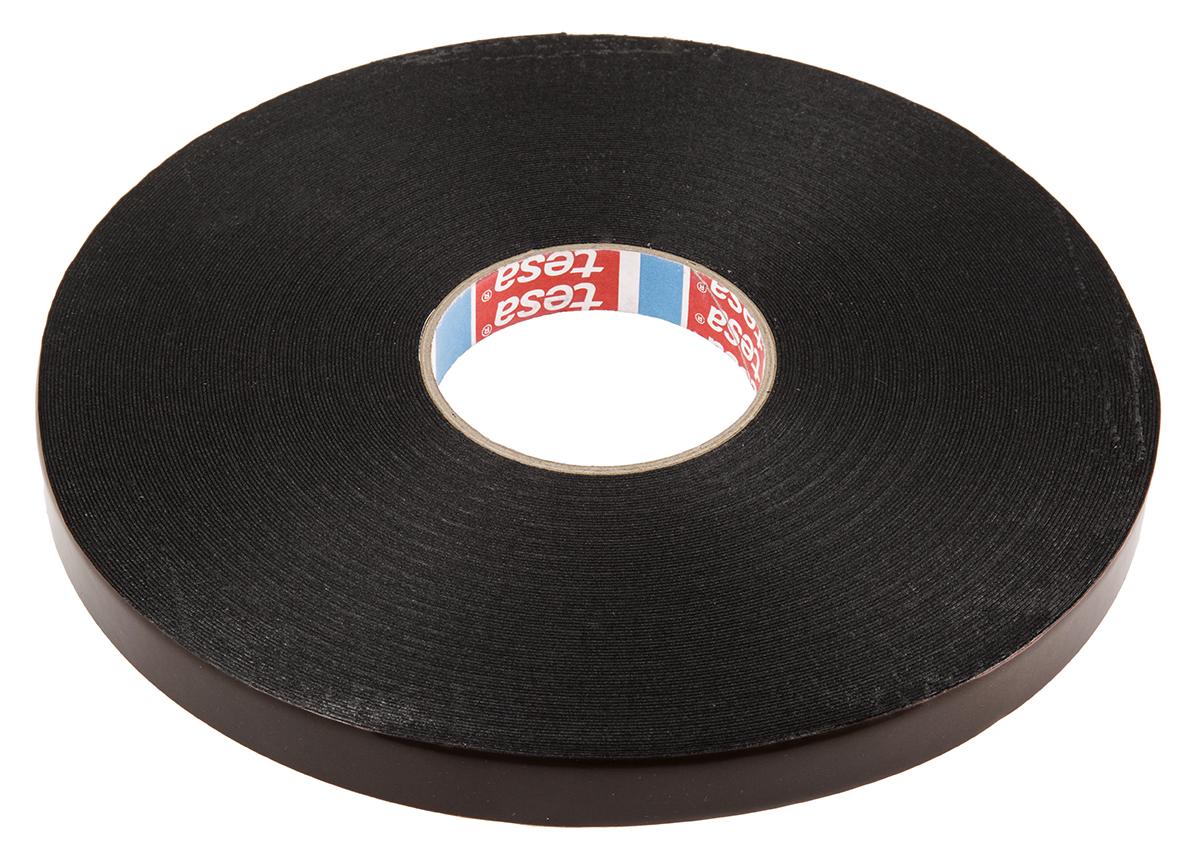 Produktfoto 1 von Tesa 62934 Schaumstoff-Klebeband doppelseitig, Schwarz, Stärke 0.8mm, 19mm x 50m, 17 N/cm