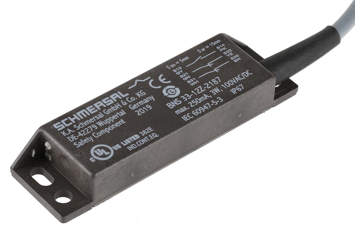 Produktfoto 1 von Schmersal BNS33 Kabel Sicherheitsschalter aus Kunststoff 120V ac/dc, Kodierschalter