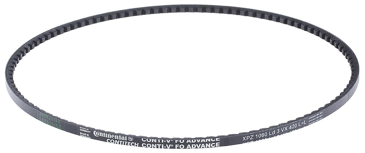 Produktfoto 1 von Contitech CONTI FO-Z Gummi Antriebsriemen, XPZ-Profil 9.7mm x 8mm x 1060mm, Scheiben-Ø 50mm