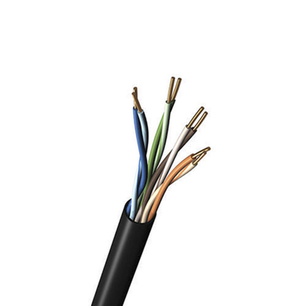 Produktfoto 1 von Belden DataTuff Ethernetkabel Cat.5e, 305m, Schwarz Verlegekabel U/UTP, Aussen ø 5.84mm, PVC