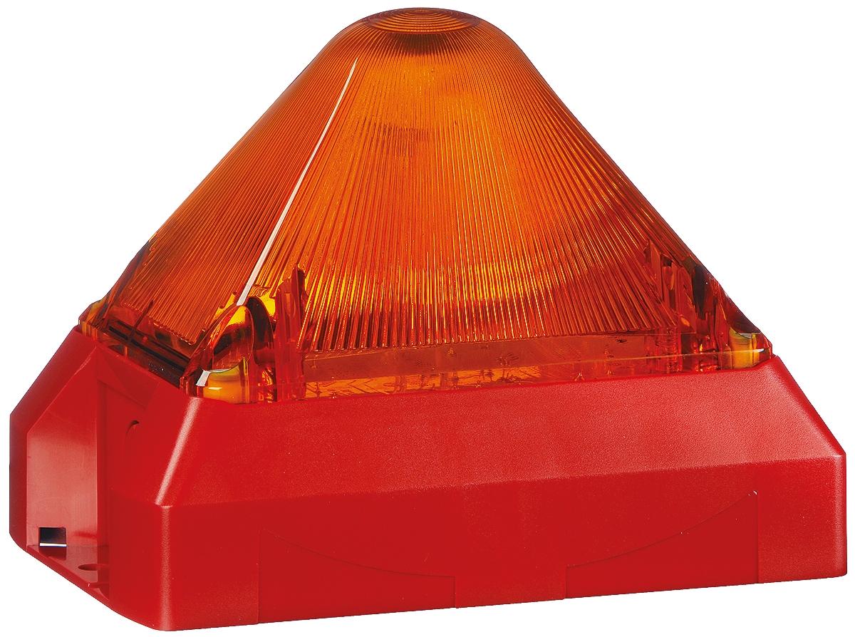 Pfannenberg PY X-M-10, Xenon Blitz Signalleuchte Orange, 230 V ac x 124mm