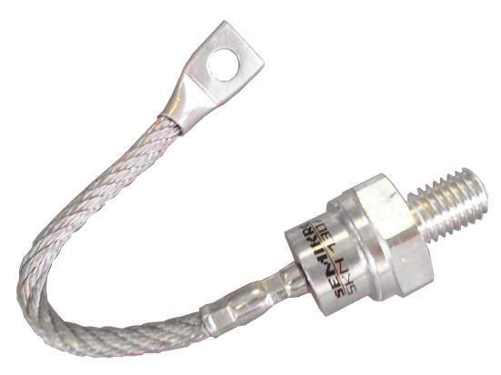 Produktfoto 1 von Semikron Schraub Diode Kathoden-Bolzen, 1200V / 130A, 2-Pin E14