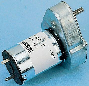 Crouzet Bürsten-Getriebemotor bis 50 Ncm, 24 V dc / 3 W, Wellen-Ø 4mm, 54.2mm x 61.3mm