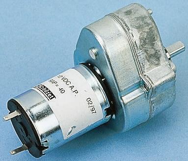 Crouzet Bürsten-Getriebemotor bis 2 Nm, 12 V dc / 3 W, Wellen-Ø 6mm, 54.2mm x 79.6mm