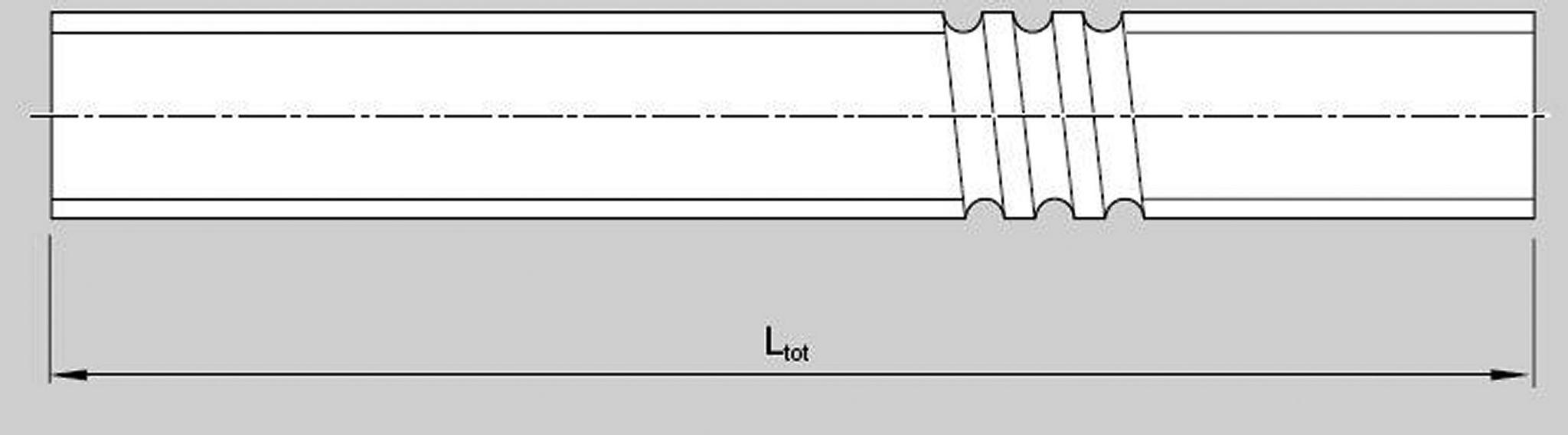 Produktfoto 1 von Bosch Rexroth Gewindespindel, Wellen-Ø 16mm x 500mm