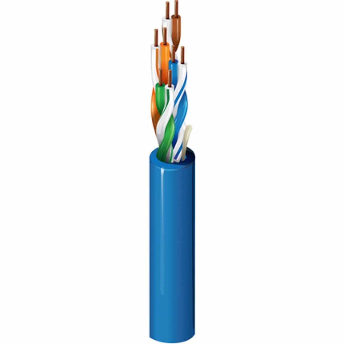 Belden 1585A Ethernetkabel Cat.5e, 305m, Blau Verlegekabel U/UTP, Aussen ø 4.826mm, PVC