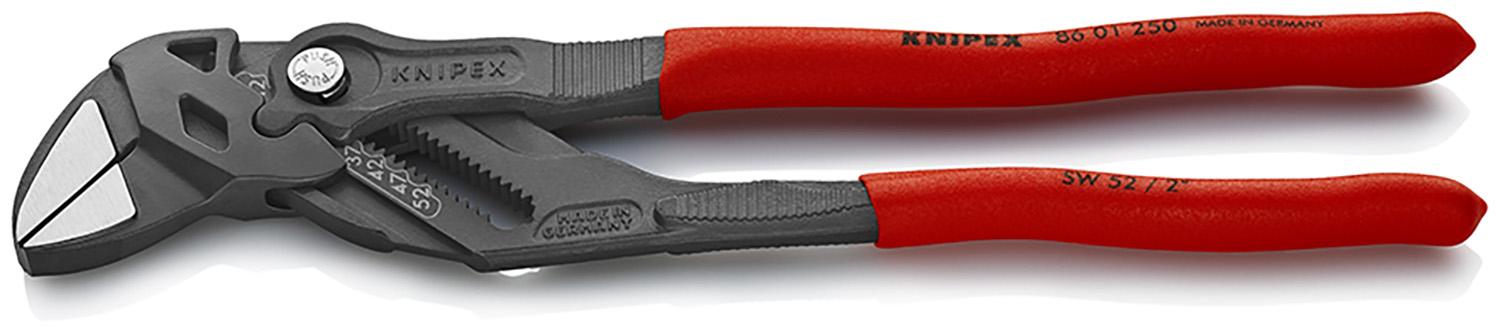 Produktfoto 1 von Knipex 86 01 Zangenschlüssel / Backen 52mm, gebogen 250 mm