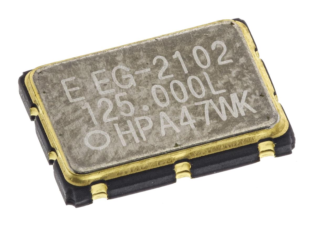 Epson Oszillator,XO, 125MHz, ±100ppm, LVDS, SMD, 6-Pin, Oberflächenmontage, 7 x 5 x 1.2mm