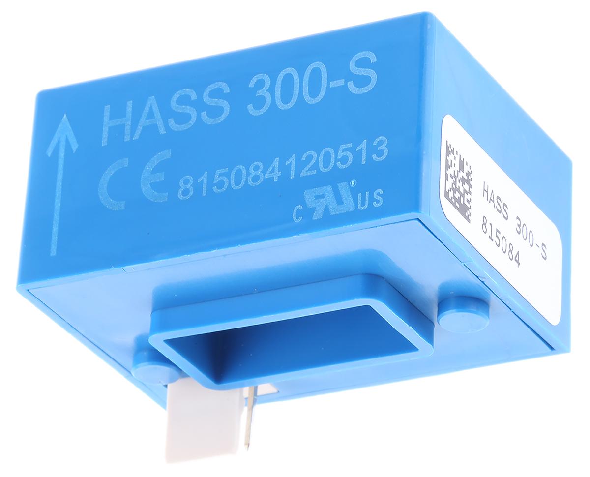 LEM HASS, 300:1 Stromwandler Hall-Effekt 300A, Leitermaß 20.4 x 10.4mm, 40mm x 50mm x 30mm