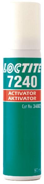 Produktfoto 1 von Loctite 7240  Primer Typ Aktivator Flüssig zur Gewindeabdichtung, Gewindesicherung, Spray, 90 ml