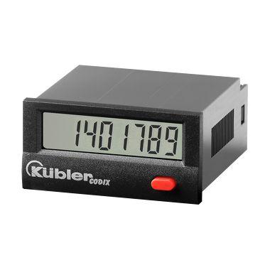 Kübler CODIX 140 Aufwärts Zähler LCD 7-stellig, Impulse, max. 8kHz, 10 → 30 Vdc, 0 → 9999999