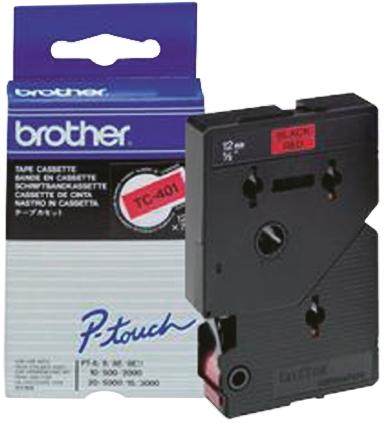 Produktfoto 1 von Brother Beschriftungsband Schwarz, für Serie P-Touch 2000, P-Touch 3000, P-Touch 500, P-Touch 500 II, P-Touch 500