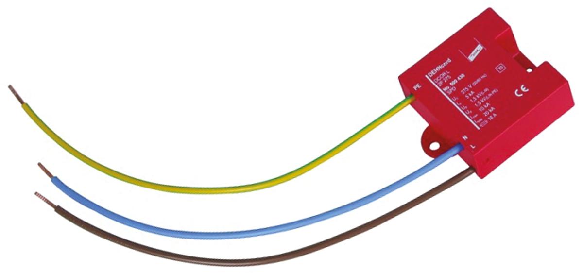 Dehn DCOR Überspannungsschutz Modul, Ableiter Typ 2 20kA 275 V ac, Bündige Montage, 50 x 49 x 20.6mm, -40°C→+80°C