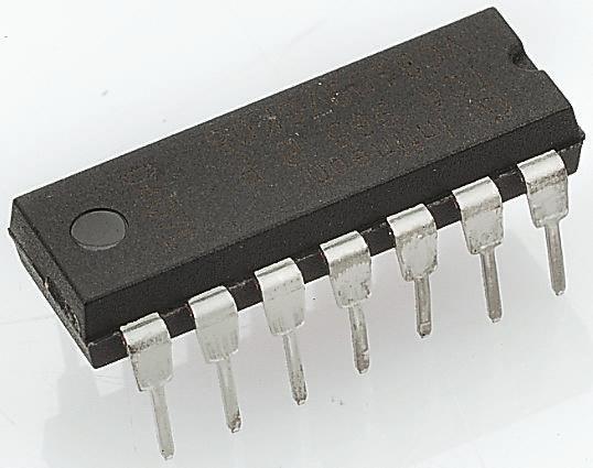 Analog Devices Operationsverstärker THT PDIP, biplor typ. ±12 V, ±15 V, ±18 V, ±3 V, ±5 V, ±9 V, 14-Pin