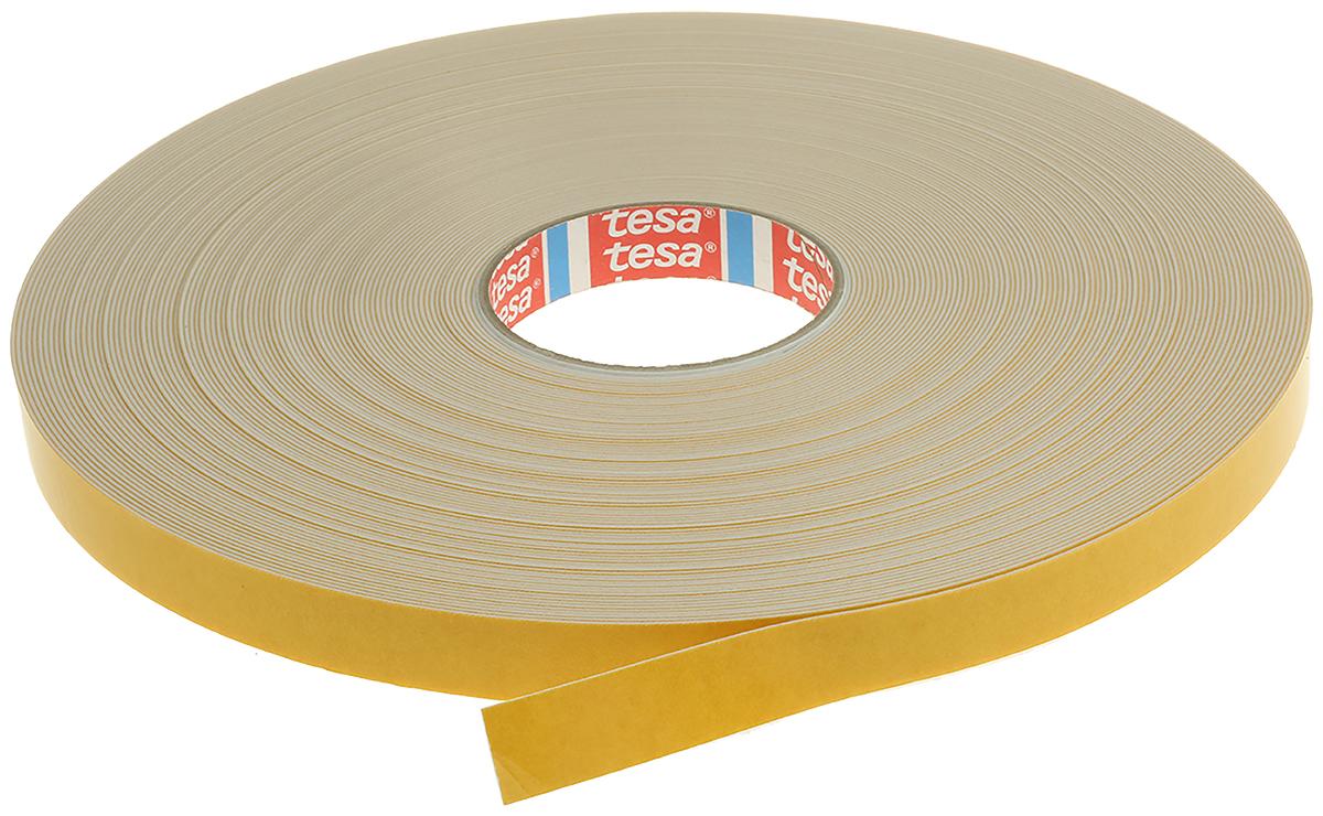 Tesa 4952 Schaumstoff-Klebeband doppelseitig, Weiß, Stärke 1.15mm, 19mm x 50m, 8 N/cm