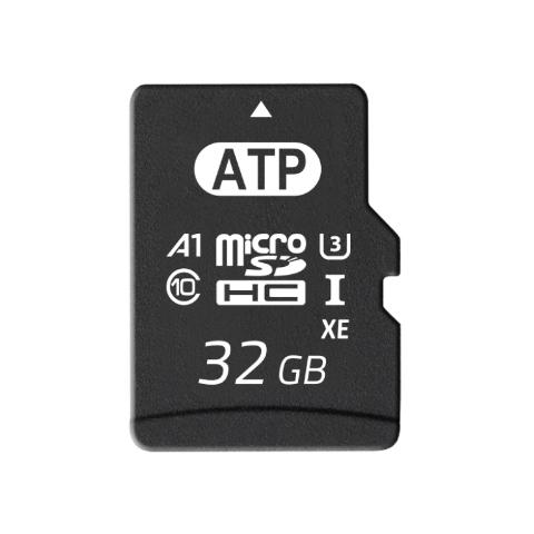 Produktfoto 1 von ATP Micro SDHC Micro SD Karte 32 GB Class 10, U3, UHS-I Industrieausführung