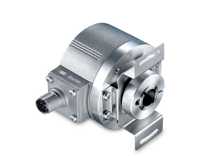 Produktfoto 1 von Baumer Optischer Drehgeber Encoder, 1000 Imulse/U 8 → 30V dc, mit 12 mm Hohlschaft, Steckverbinder,