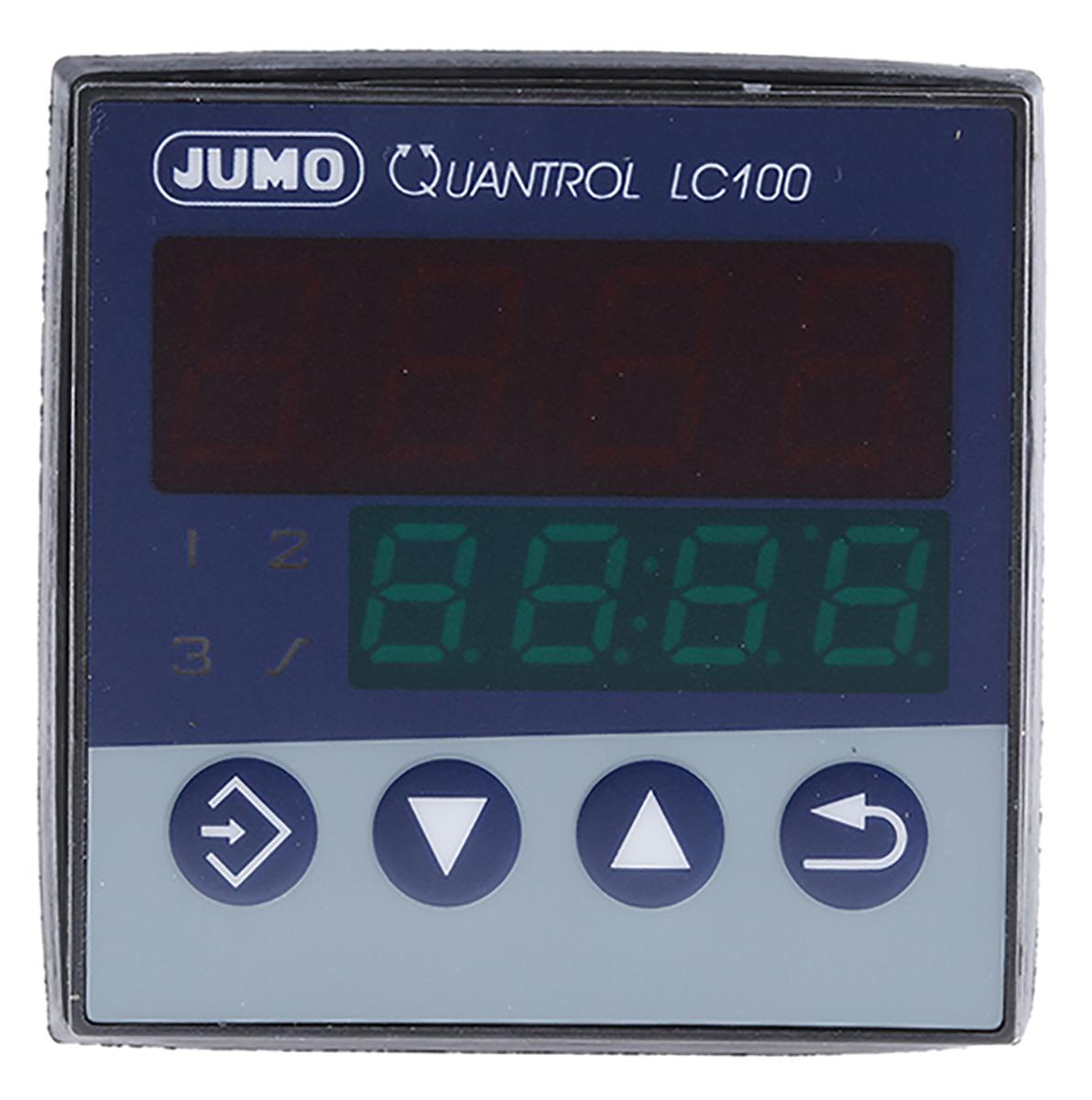 Produktfoto 1 von Jumo QUANTROL PID Temperaturregler, 2 x Analog Ausgang/ Universal Eingang, 20 → 30 V ac/dc, 48 x 48mm