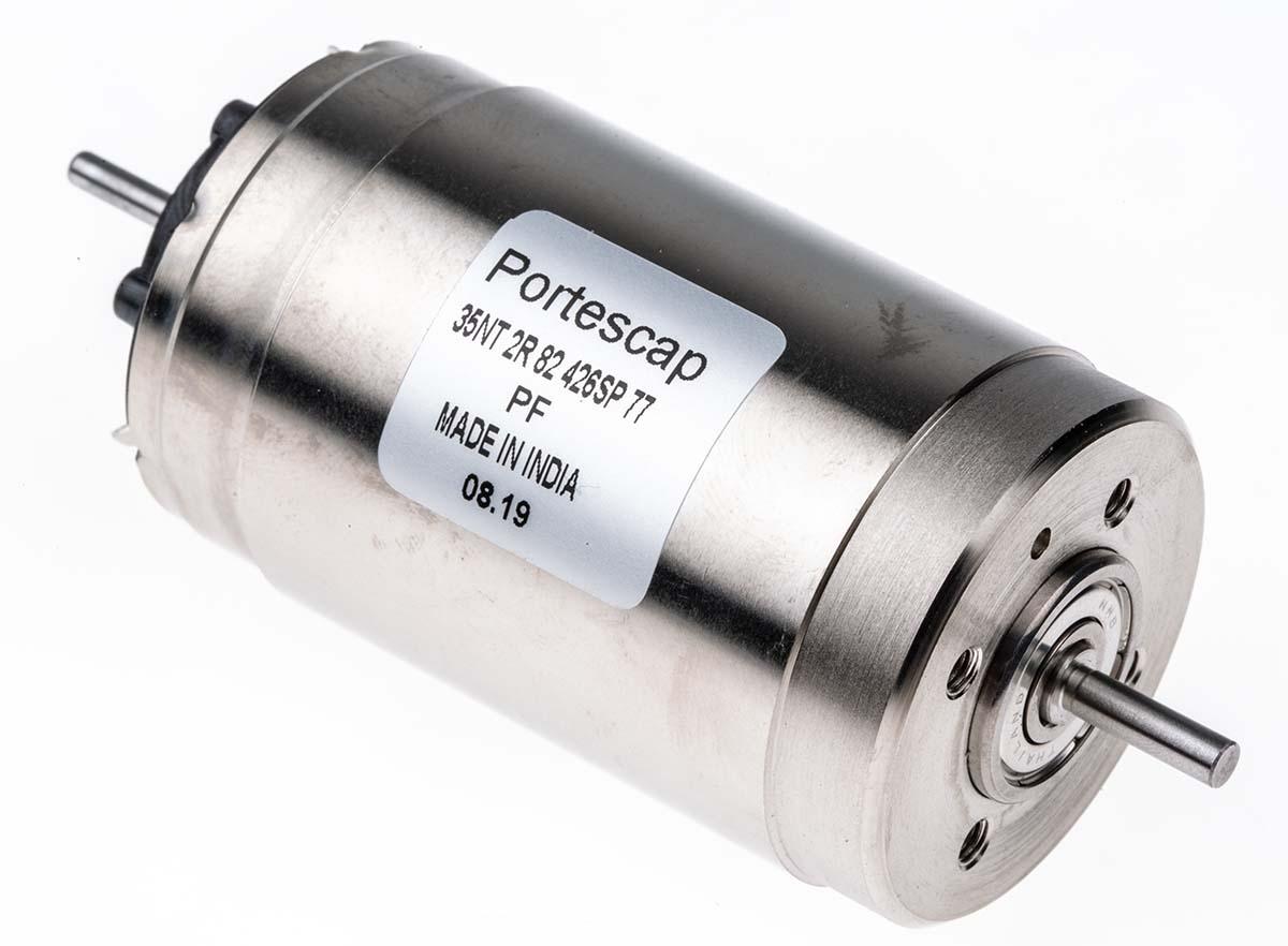 Produktfoto 1 von Portescap Bürstenmotor bis 115 mNm, 32 V / 102 W, , Wellen-Ø 3mm x 57.2mm