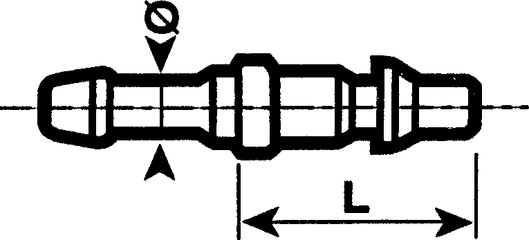 Staubli Sicherheits-Schnellkupplung Edelstahl, Schlauchkupplung, 13mm ISO C6