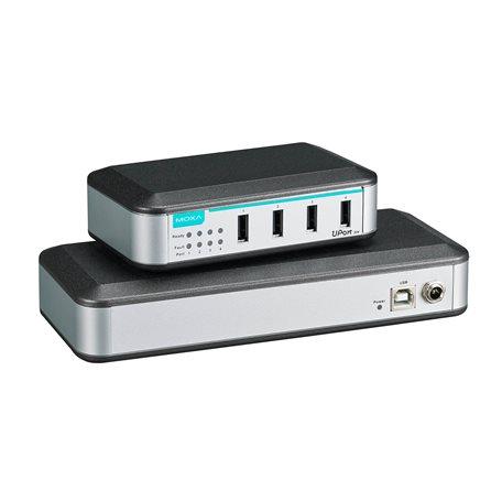 Produktfoto 1 von MOXA, USB 2.0 USB-Hub, 4 USB Ports, USB B, USB, USB, 70 x 35 x 120mm