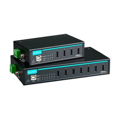 MOXA, USB 2.0 USB-Hub, 4 USB Ports, USB B, USB, USB