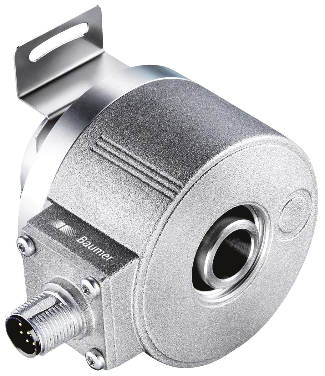 Baumer EIL580P Inkremental Drehgeber Optisch 1 → 65536/U, 6000U/min, 4,75 → 30 V dc, TTL/HTL Hohlwelle