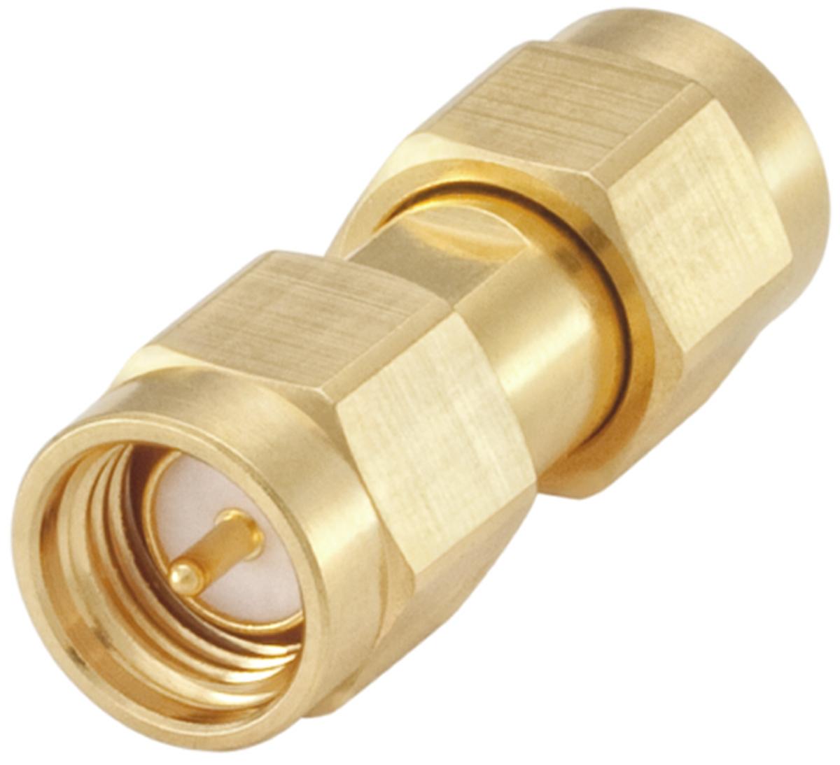 Produktfoto 1 von HF Adapter, SMA - SMA, 50Ω, Male - Male, Gerade, 18GHz Normal