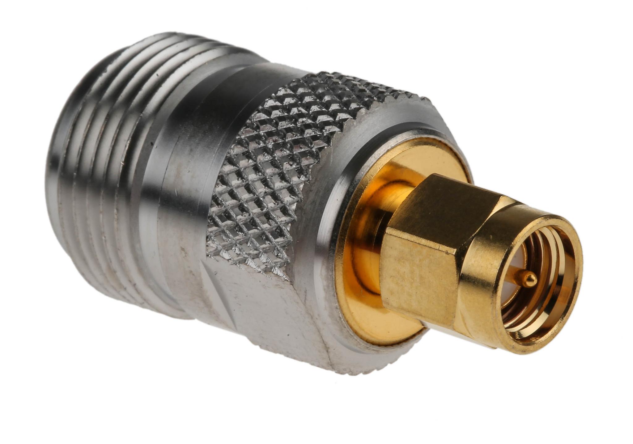 Produktfoto 1 von HF Adapter, SMA - N, 50Ω, Male - Weiblich, Gerade, 11GHz Normal