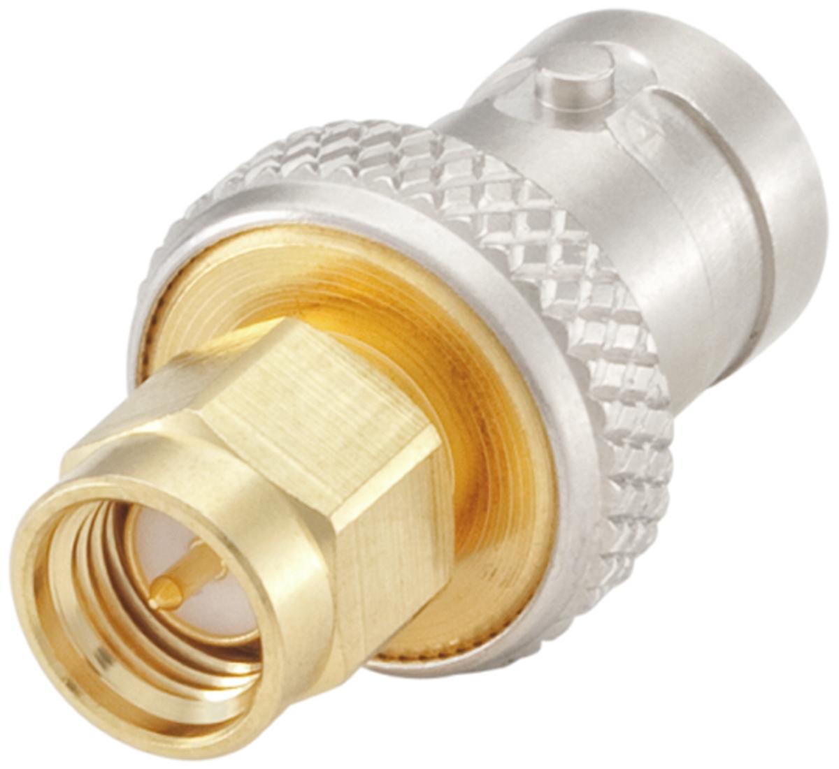 Produktfoto 1 von HF Adapter, SMA - BNC, 50Ω, Male - Weiblich, Gerade, 18GHz Normal