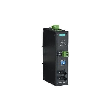 Produktfoto 1 von MOXA Ethernet-Medienkonverter, Vollduplex, Multi Mode 5km 1Mbit/s, Anschluss: RS232, RS422, RS485