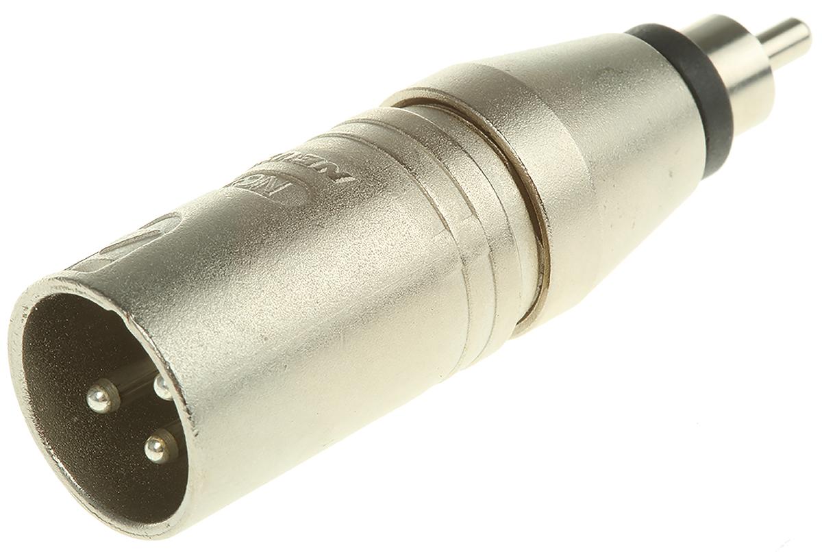 Neutrik Audio AV-Adapter Male XLR - Male Cinch