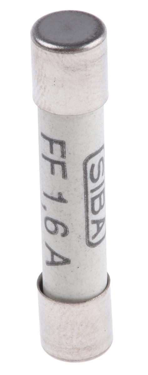 SIBA GZ Feinsicherung FF / 1.6A 6.3 x 32mm 1kV ac/dc Keramik