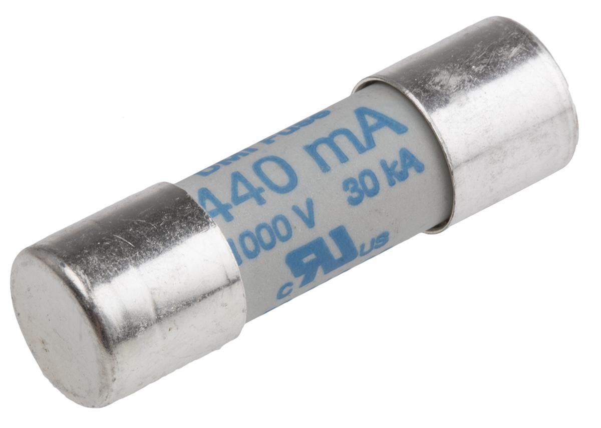 Produktfoto 1 von SIBA URZ Feinsicherung / 440mA 10 x 35mm 1kV ac Keramik aR