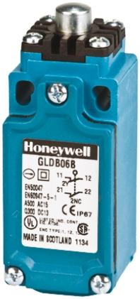 Produktfoto 1 von Honeywell GLD Endschalter, Stößel, 2-poliger Schließer, 2 Öffner, 2 Öffner, IP 66, Glasfaserverstärkter Thermoplast, 10A