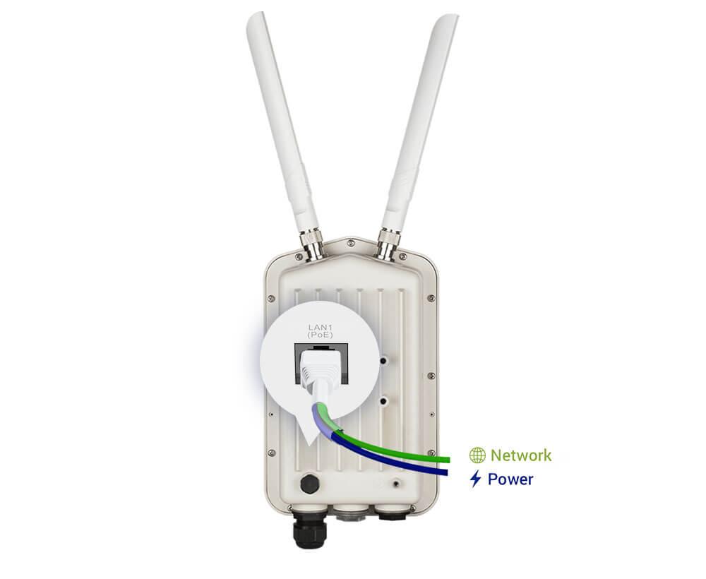 Produktfoto 1 von D-Link DBA-3621P Wireless Access Point, 1300Mbit/s 2-Port 10/100/1000Mbit/s 2.4/5GHz IEEE 802.11 a/b/g/n