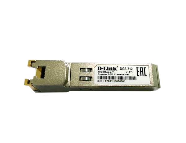 Produktfoto 1 von D-Link Transceiver D-Link, RJ45, Kupfer 1Gbit/s 100m, 10/100/1000Mbit/s