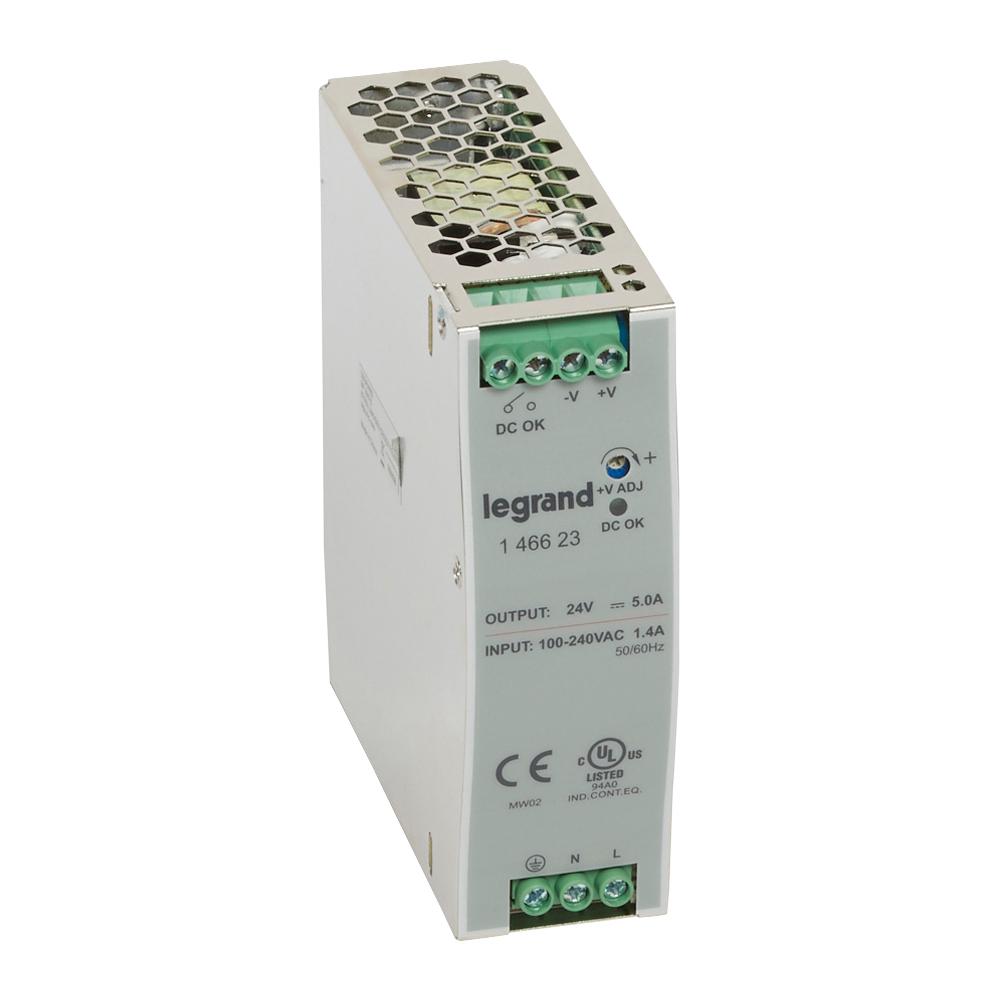 Produktfoto 1 von Legrand Schaltnetzteil, AUS 24V dc / 5A 120W, EIN 100 → 240V ac