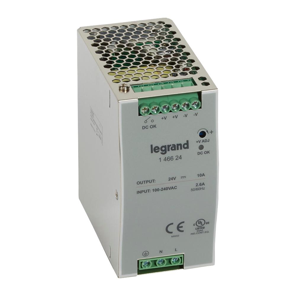 Produktfoto 1 von Legrand Schaltnetzteil, AUS 24V dc / 10A 240W, EIN 100 → 240V ac