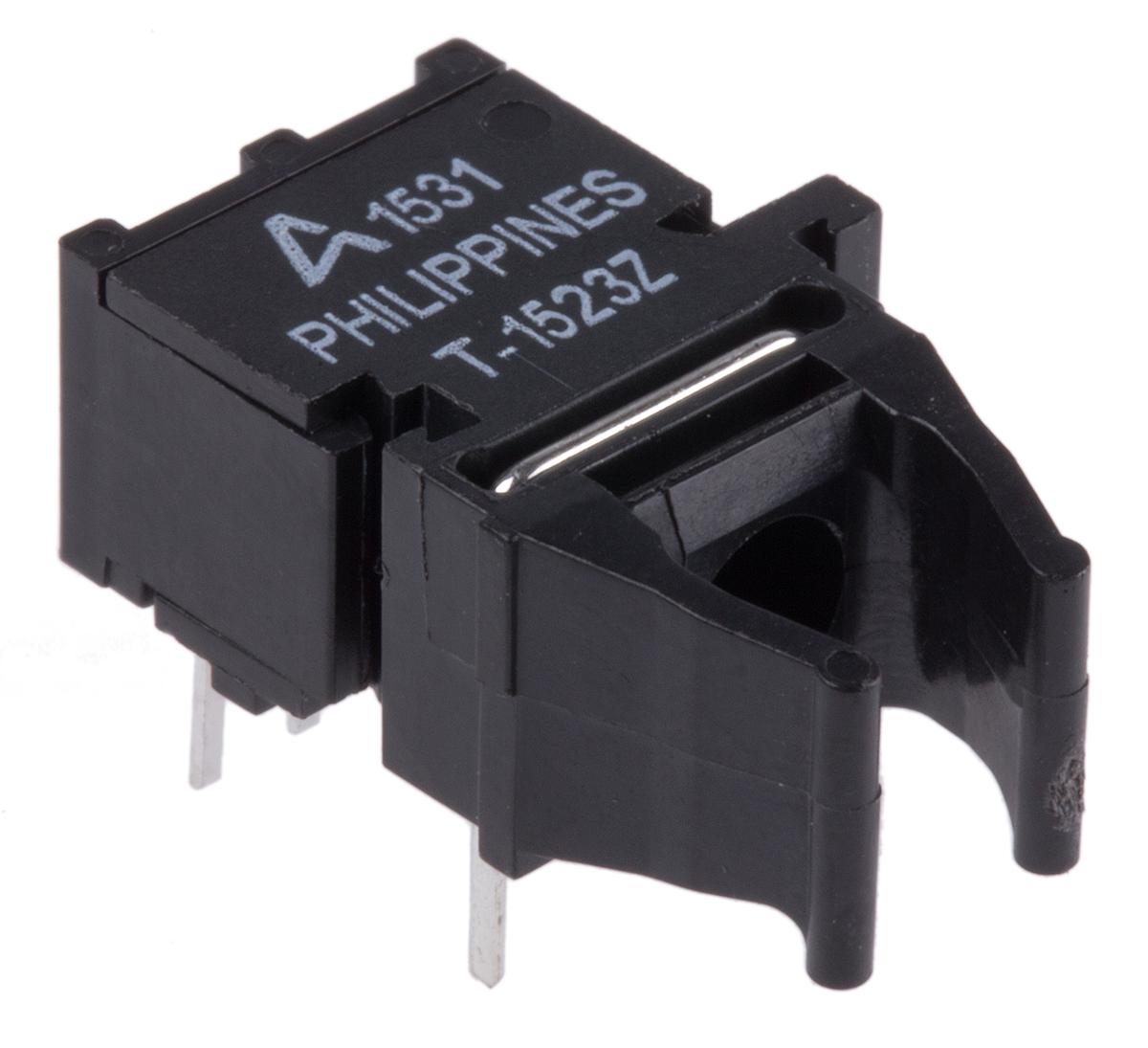 Produktfoto 1 von Broadcom LWL-Sender, 660nm, 80ns, Fallzeit 40ns THT 6-polig 18.3 x 12.2 x 18.8mm