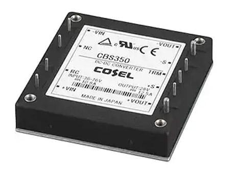 Produktfoto 1 von Cosel DC/DC-Wandler 348W 18→ 36 V dc IN, 24V dc OUT / 14.5A 1 kV ac, 1.5kV dc isoliert