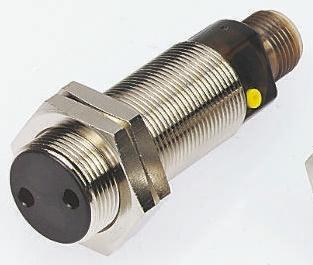 Produktfoto 1 von Baumer FPAM 18P zylindrisch Optischer Sensor, Reflektierend, Bereich 3,2 m, PNP Ausgang, 4-poliger M12-Steckverbinder